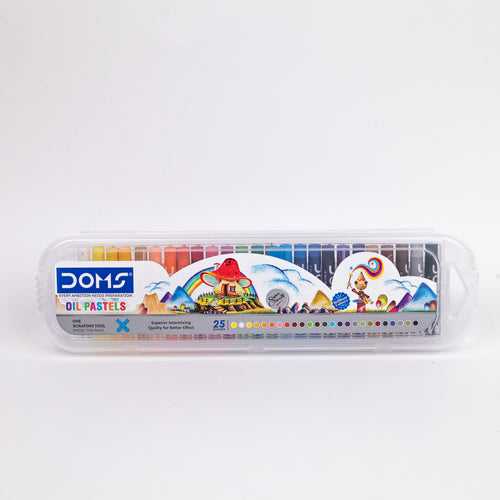 DOMS Oil Pastels Set Of 25 With Case