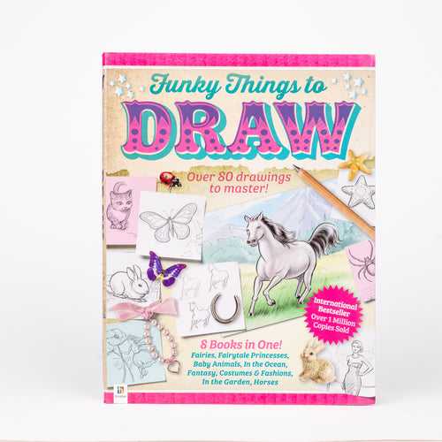 Funky Things To Draw: Over 80 drawings To Master Art Book