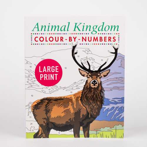 Animal Kingdom: Colour By Numbers(Large Print)