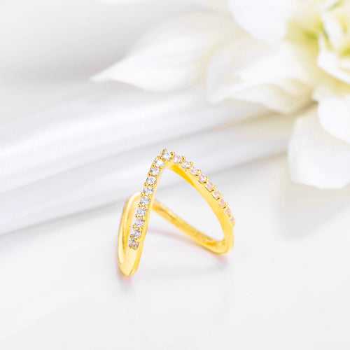 Royal Crown Gold Plated 925 Sterling Silver Women's Ring