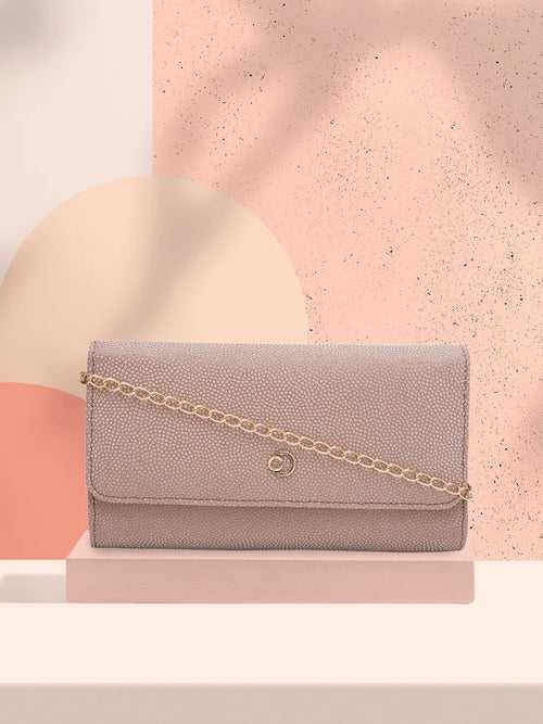 Caprese Betty Flapover Clutch Large Blush