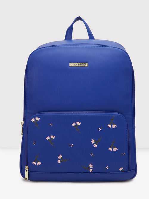Caprese Adah Laptop Backpack Large Blue
