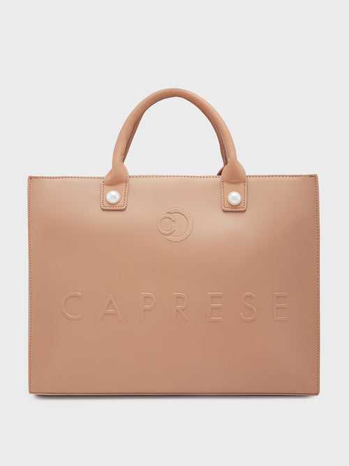 Caprese Pink Cloud Tote Large Women Handbag | Office Handbag