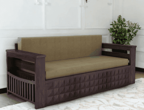 3 SEATER SOFA CUM BED SHEESHAM WOOD