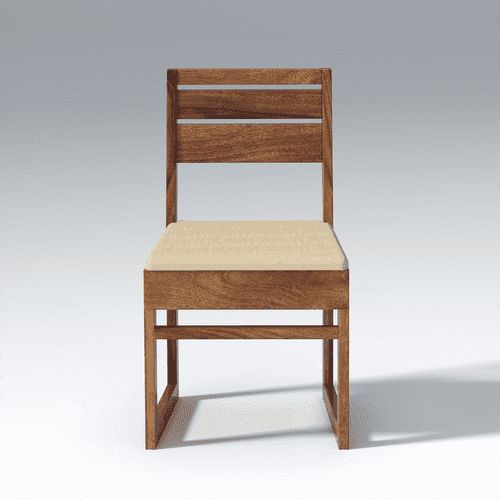 Crenn Sheesham Wood Dining Chair In Reddish Walnut Color