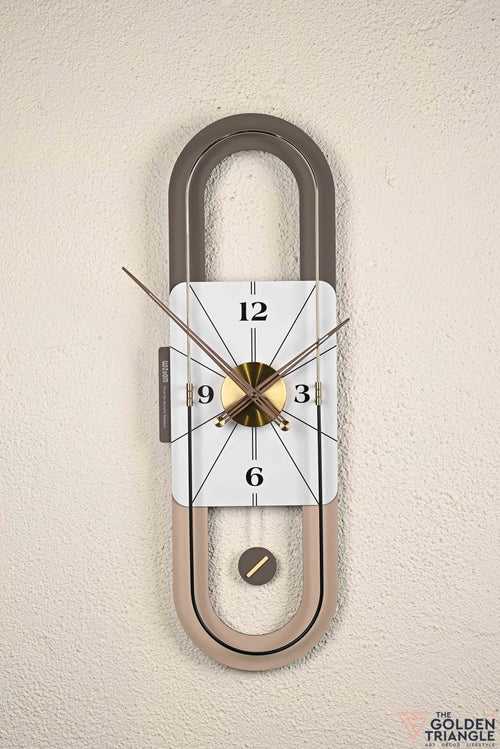 Lyric Wall Clock - Brown