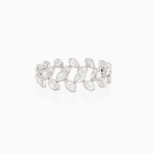 Eden Diamond Leaves Choker Bracelet