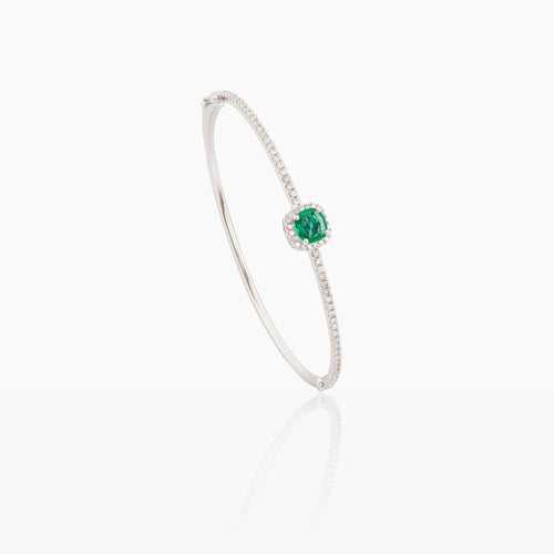Kelly Diamond & Emerald Bracelet