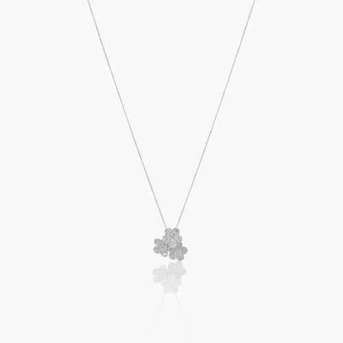 Alyssum Diamond Flowers Necklace