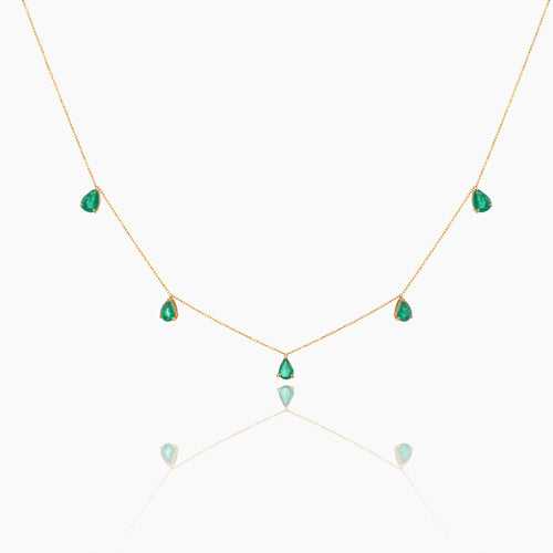 Misty Emerald Necklace