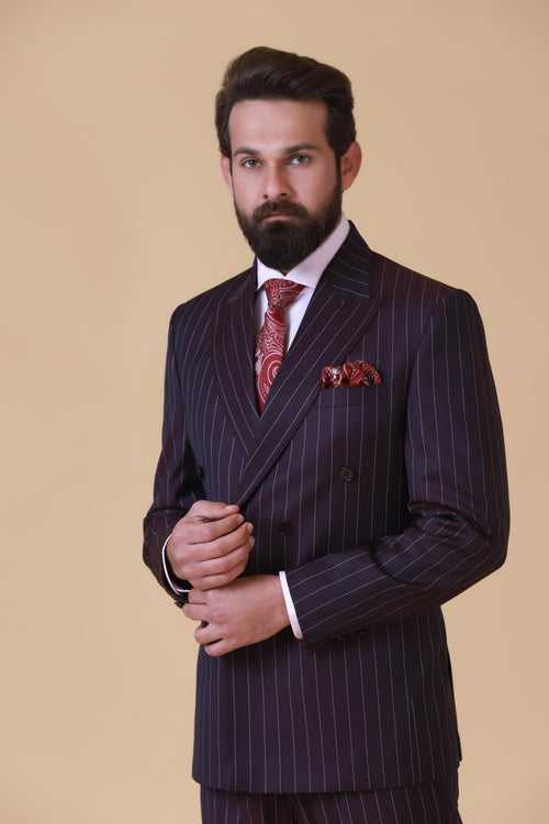 Doublebreasted Pinstripe Suit