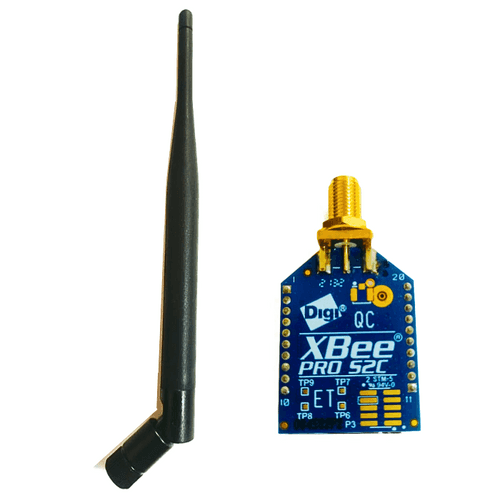 Zigbee XBee Pro S2C 802.15.4 Module 63mW 3Km+ 3.2dBi Antenna