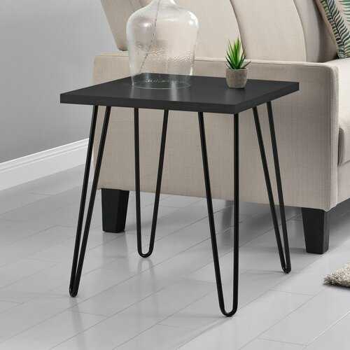 Fern Side Table in Black Colour