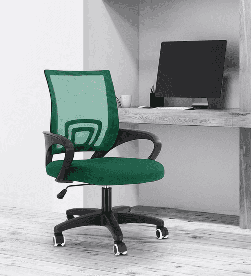 Teana Mesh Chair in Green Color