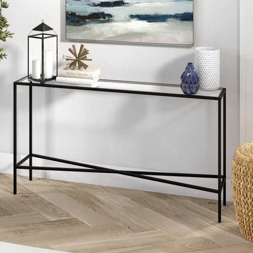 Wally Console Table in Black Color