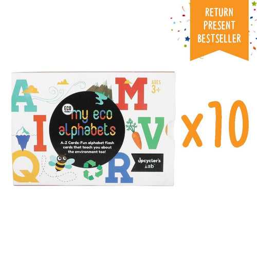 Eco Alphabets Flashcards - Set of 10