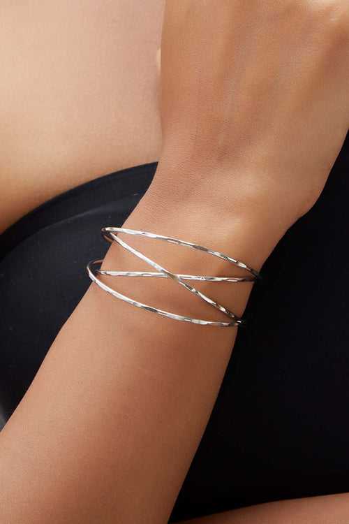 Silver Polished Fariza Bracelet