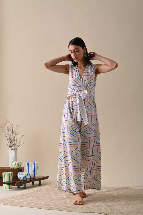 Nova Multi Print Jumpsuit