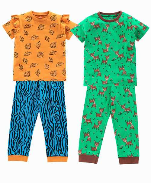 Ventra Leaf and Deer Nightwear Combo (2 pcs)