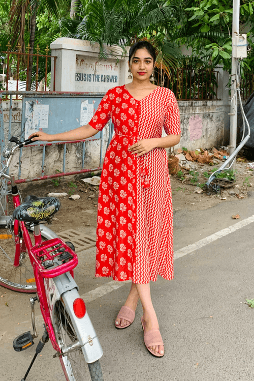 Red Shirt Dress