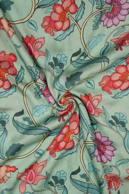 Satin Printed Fabric