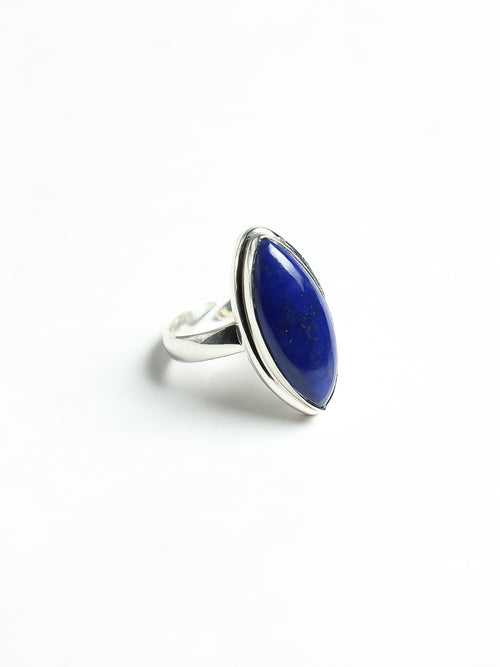 Blue Lapis Silver Ring