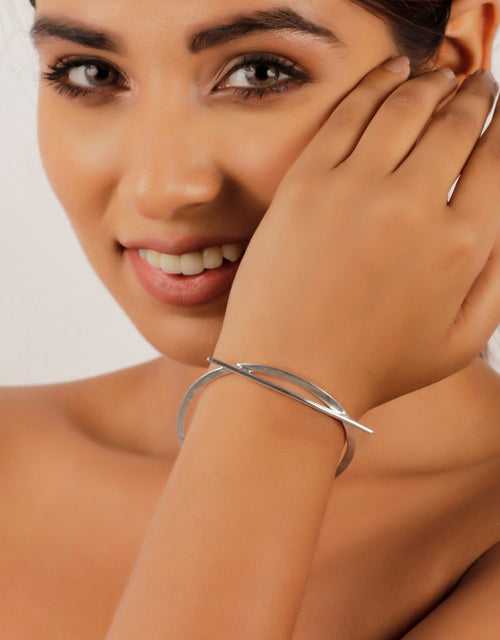 Ravishing Cuff Silver Bracelet