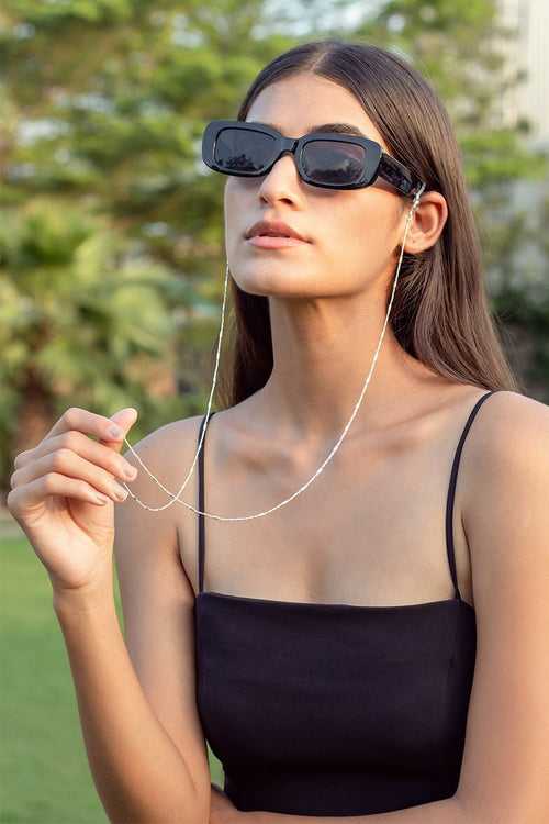 Silver Dainty Airpods/Mask And Eyewear Chain