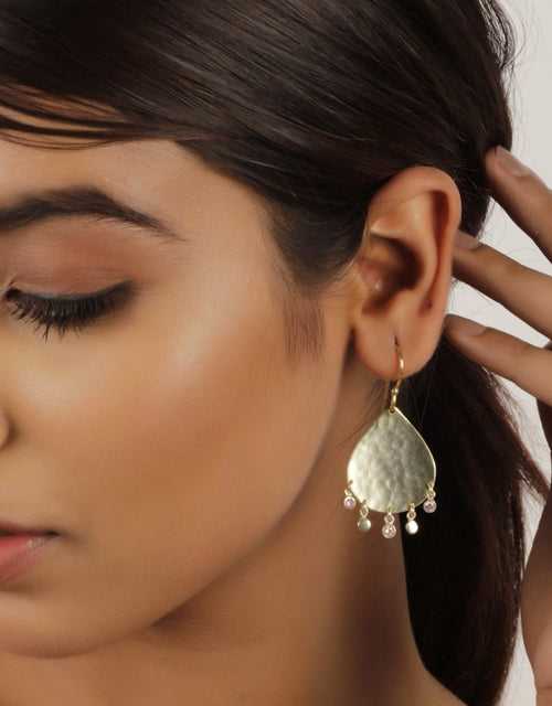 Soothing Stone Gold Earrings