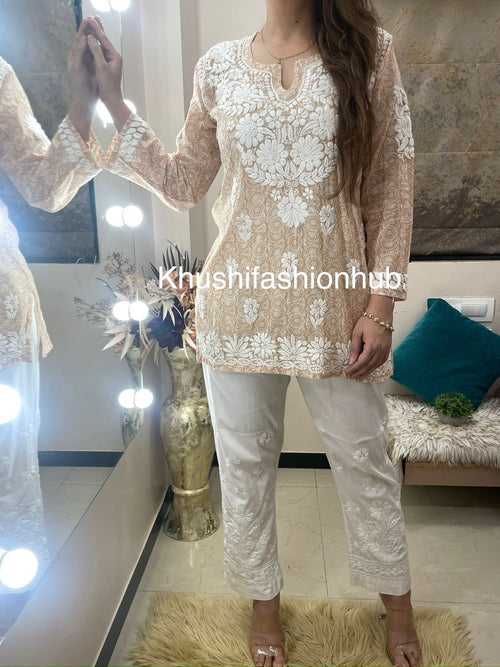 Beige Short Kurti