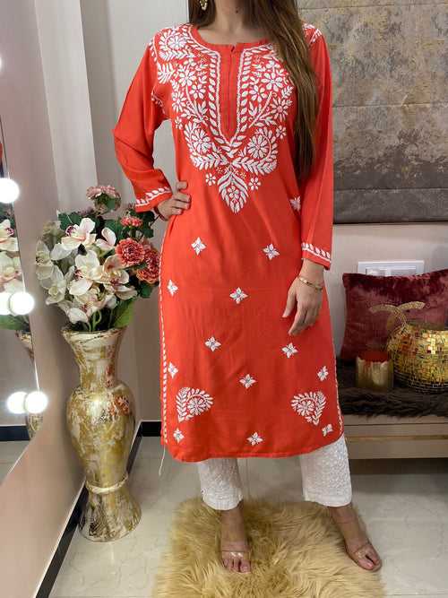 Orange Kurti