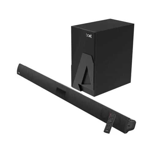 boAt Aavante Bar 1400 with Remote Control 120 W Bluetooth Soundbar  (Premium Black, 2.1 Channel)