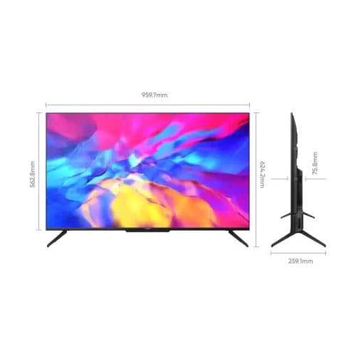 Realme 108 cm (43 inch) Ultra HD (4K) LED Smart Android TV with Handsfree Voice Search and Dolby Vision & Atoms  (RMV2004)