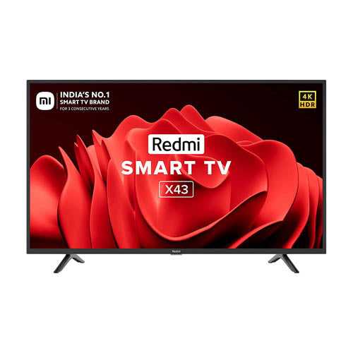 Redmi 108 cm (43 inches) 4K Ultra HD Android Smart LED TV X43 | L43R7-7AIN (Black)