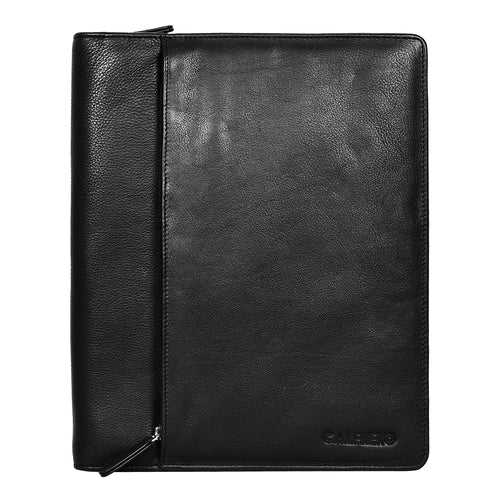 Calfnero Genuine Leather Portfolio Bag (A4-Black)