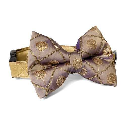 Utpala - Embellished Dog Festive Bow Tie Padmakshya Collection