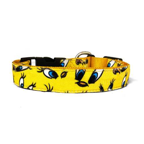 Birdie Dog Fabric Collar