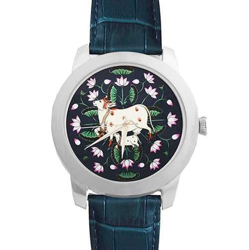 Graceful Cows Watch - Pichwai Watch (40mm)