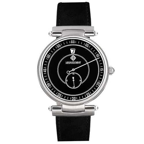 Jumping Hour Watch - Black 46mm