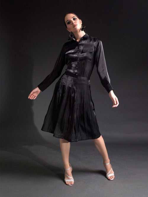 Black Box Pleat Skirt