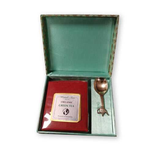 Single Tea Ethnic Box with Spoon | 100g / 20 Bags