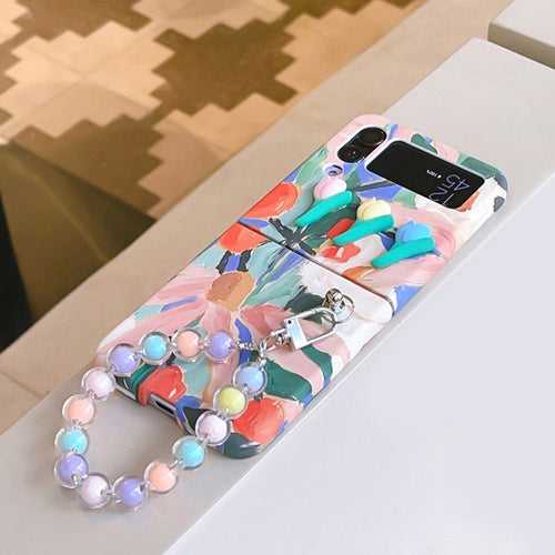 Tulip Embossed Flower Pattern Case - Samsung