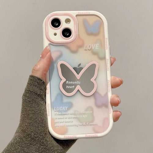 Loving Flutter Butterfly Mirror Case