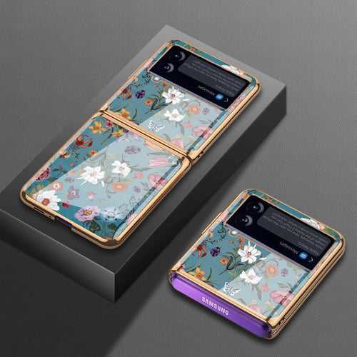 Vintage Gold Radiant Bloom Phone Case - Samsung