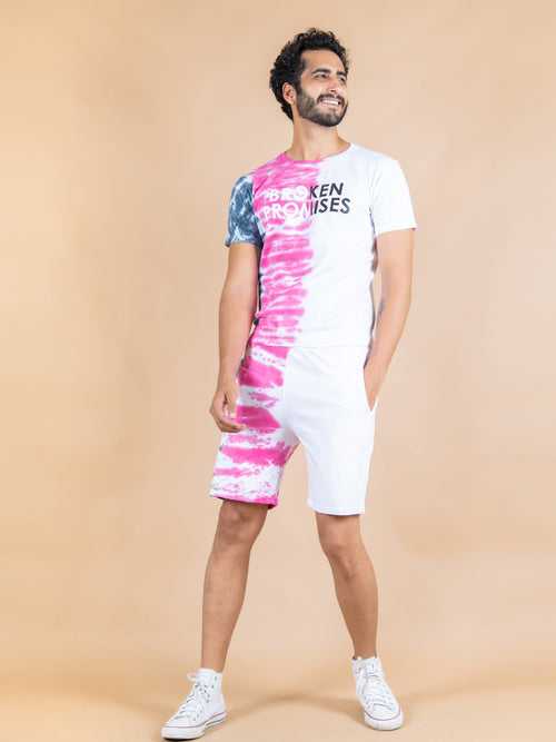 Broken Promises Tie and Dye T-shirt and Shorts