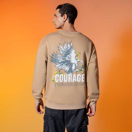 Courage Beige Sweatshirt