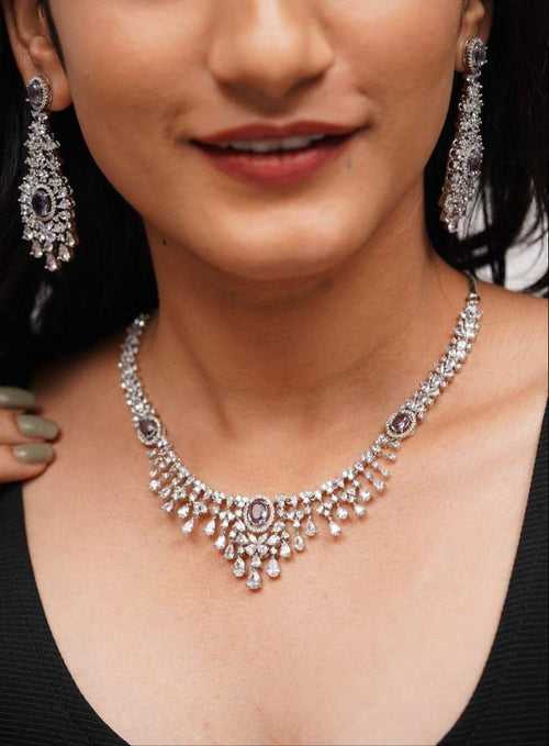 Sabrina Diamond Necklace Set
