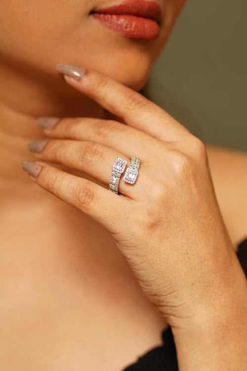 Toi Et Moi Baguette Flexi Diamond Ring