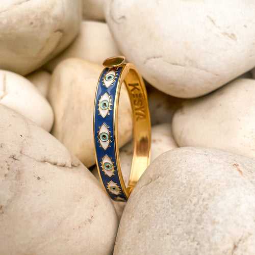 Blue Nazar Bangle