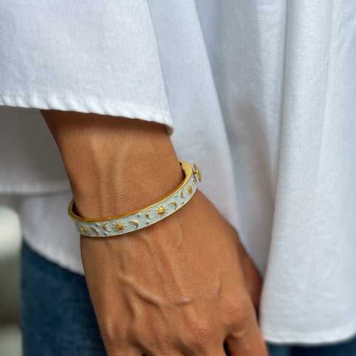 Grey Celestial Bangle